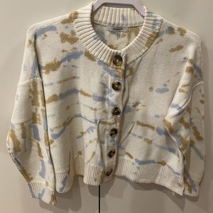 Madewell size M button down cotton cardigan sweater
